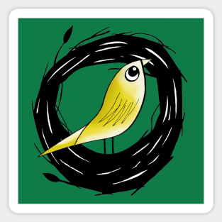 Yellow Bird Sticker